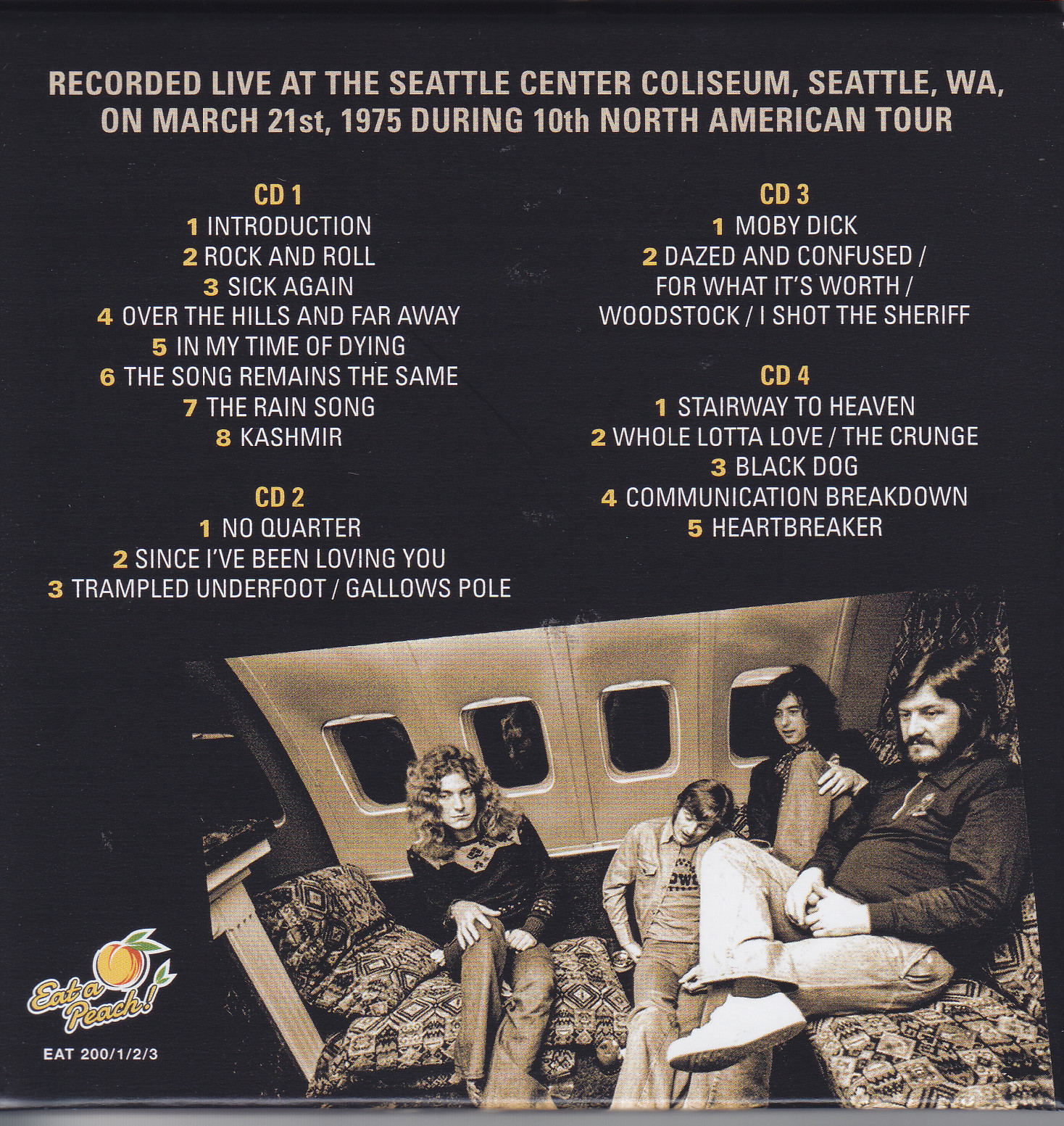 Live in seattle washington 1975 october 16th ltd 3 cd by Elton John, CD x 3  with zorro800 - Ref:119494000