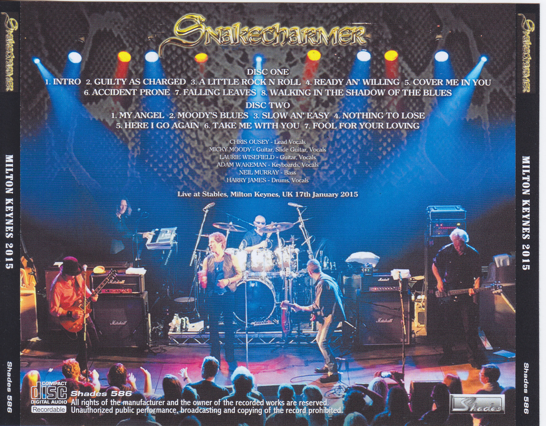 Snakecharmer / Milton Keynes 2015 / 2CDR – GiGinJapan