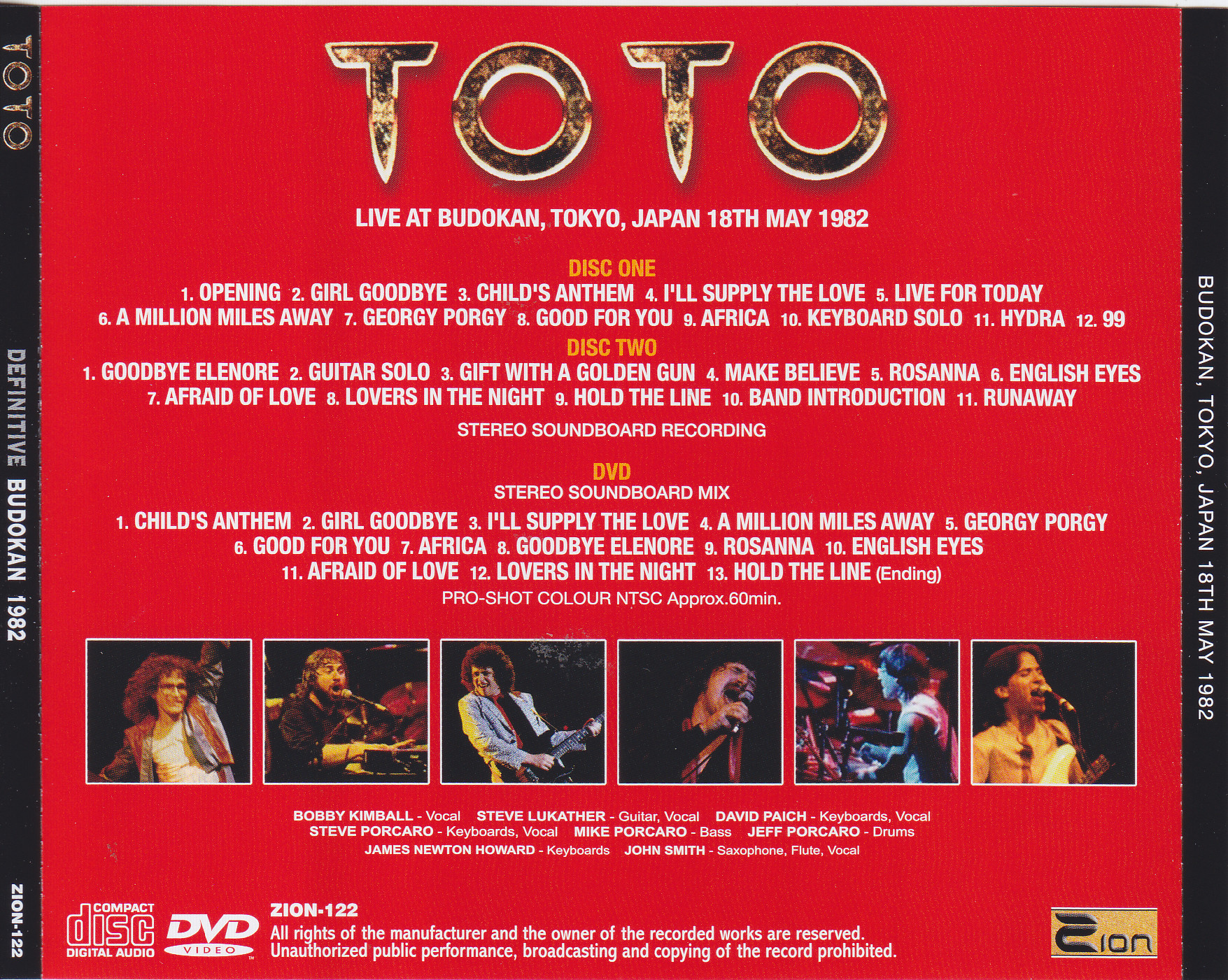 SBD！Toto / Runaway / Budokan,Tokyo 1982 - 洋楽