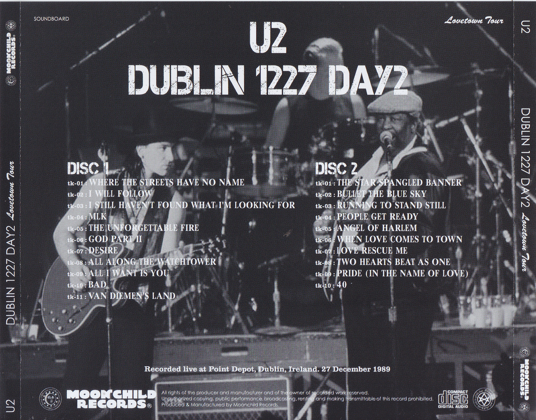 U2 / Dublin 1227 Day 2 Lovetown Tour / 2CD – GiGinJapan