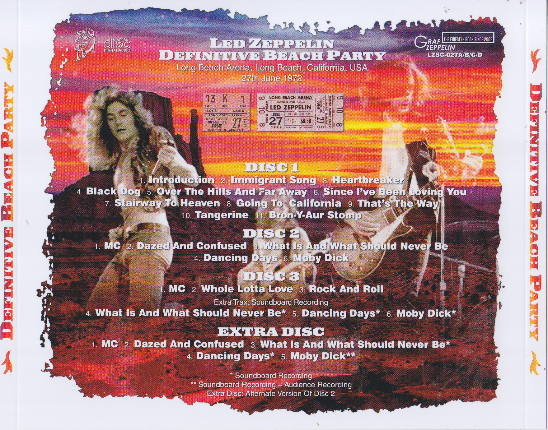 Led Zeppelin / Definitive Beach Party / 4CD – GiGinJapan