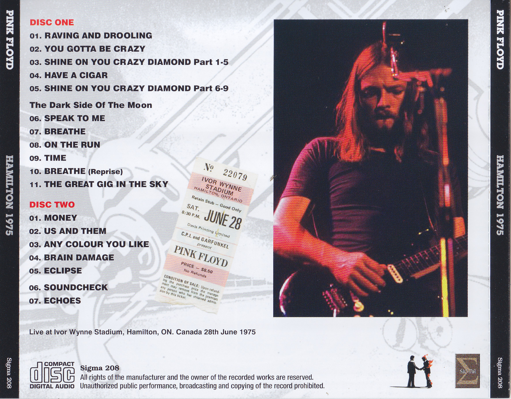 Pink Floyd / Hamilton 1975 / 2CD – GiGinJapan