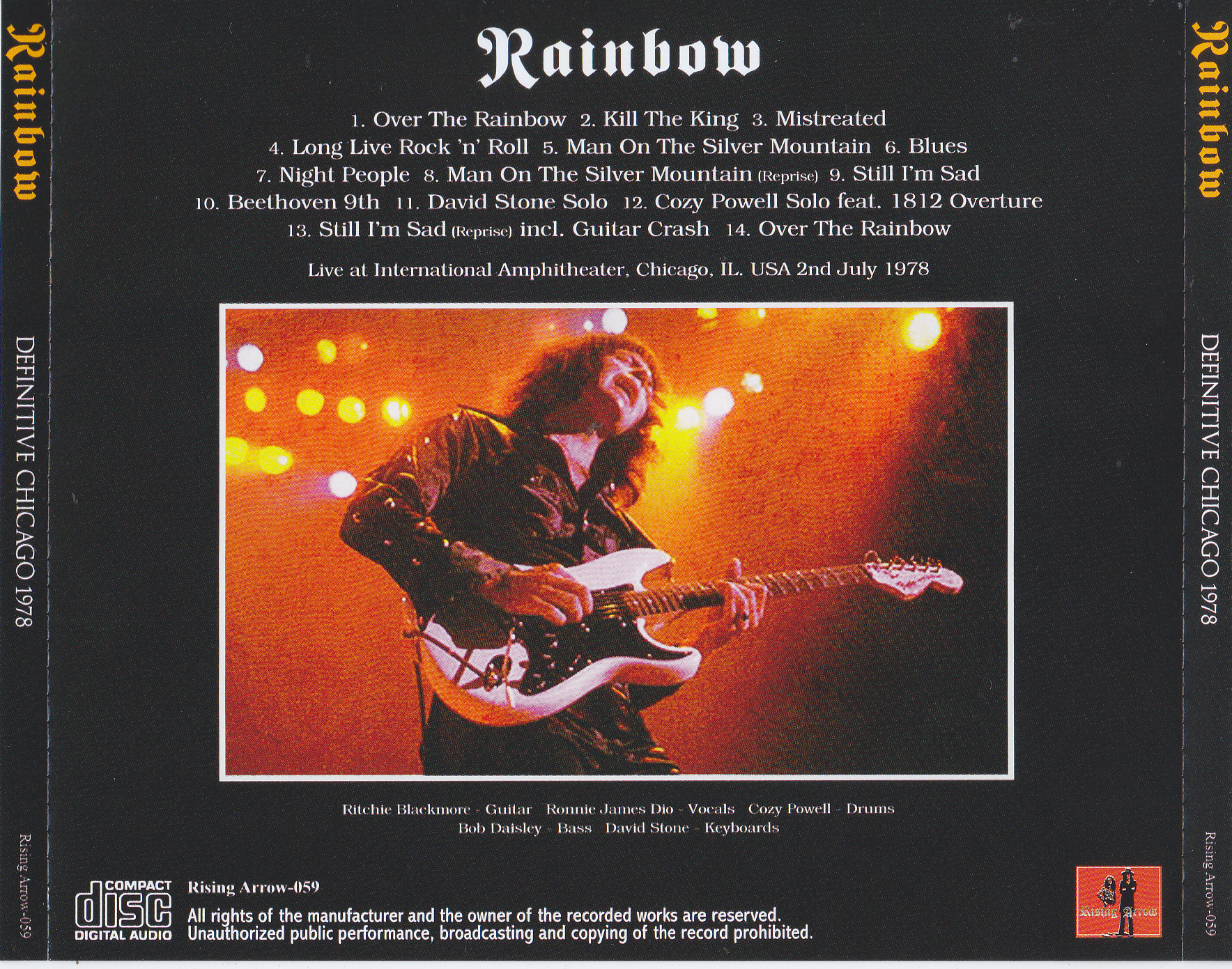 Rainbow / Definitive Chicago 1978 / 1CD+1Bonus CDR – GiGinJapan