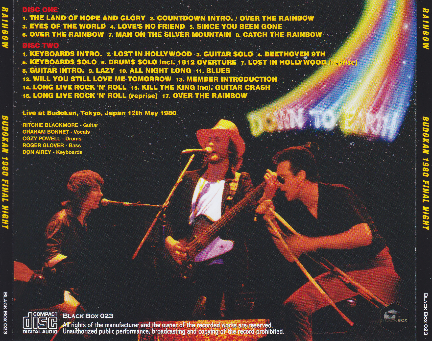 Rainbow / Budokan 1980 Final Night / 2CD – GiGinJapan