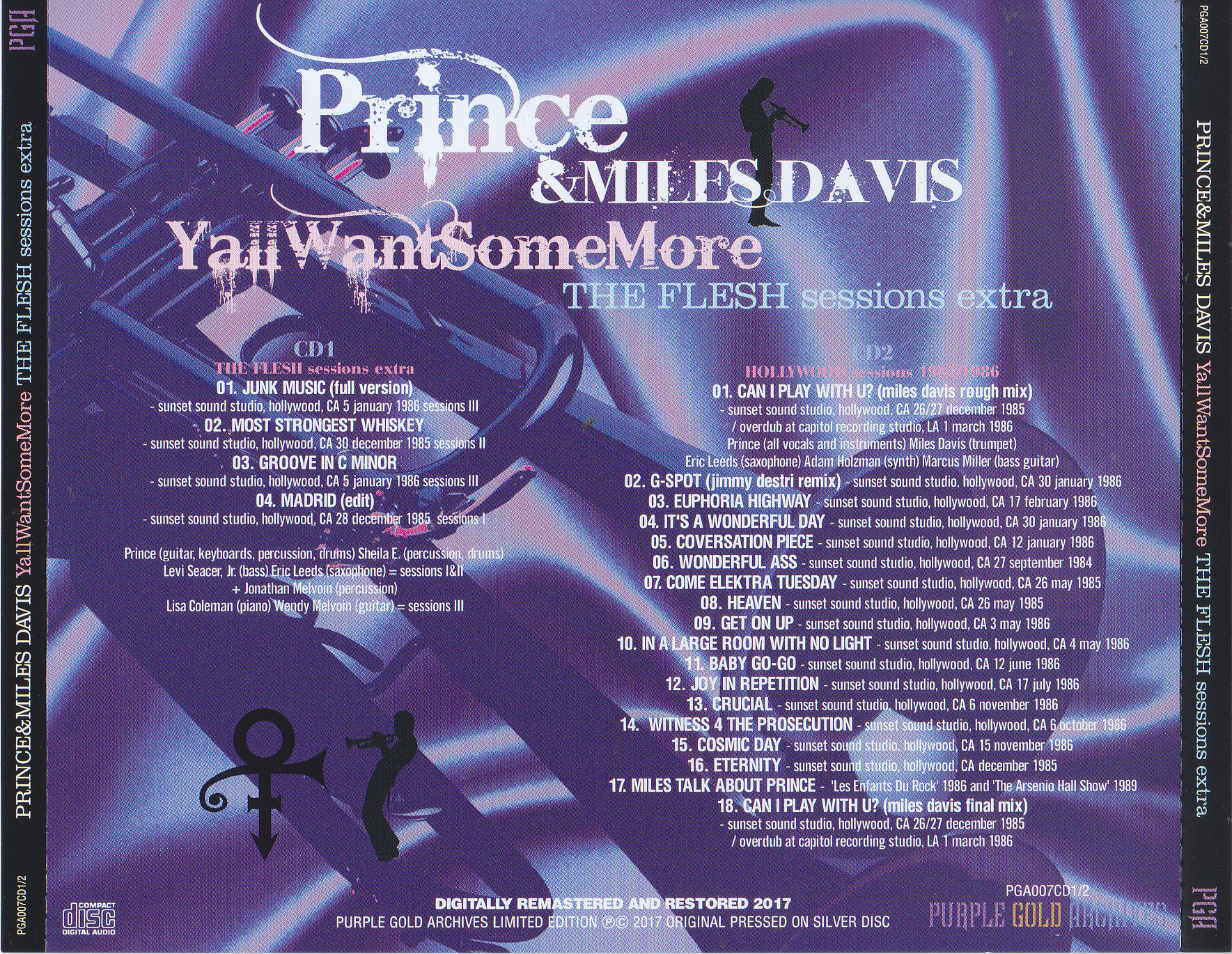 Prince & Miles Davis / Yall Want Some More / 2CD – GiGinJapan