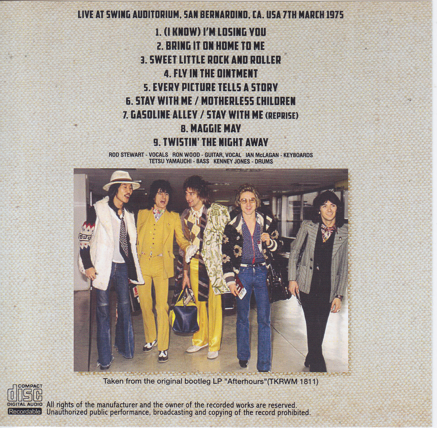 大人気定番商品 洋楽 Rod Stewart & THE FACES/ L.A. FORUM 1975 洋楽 