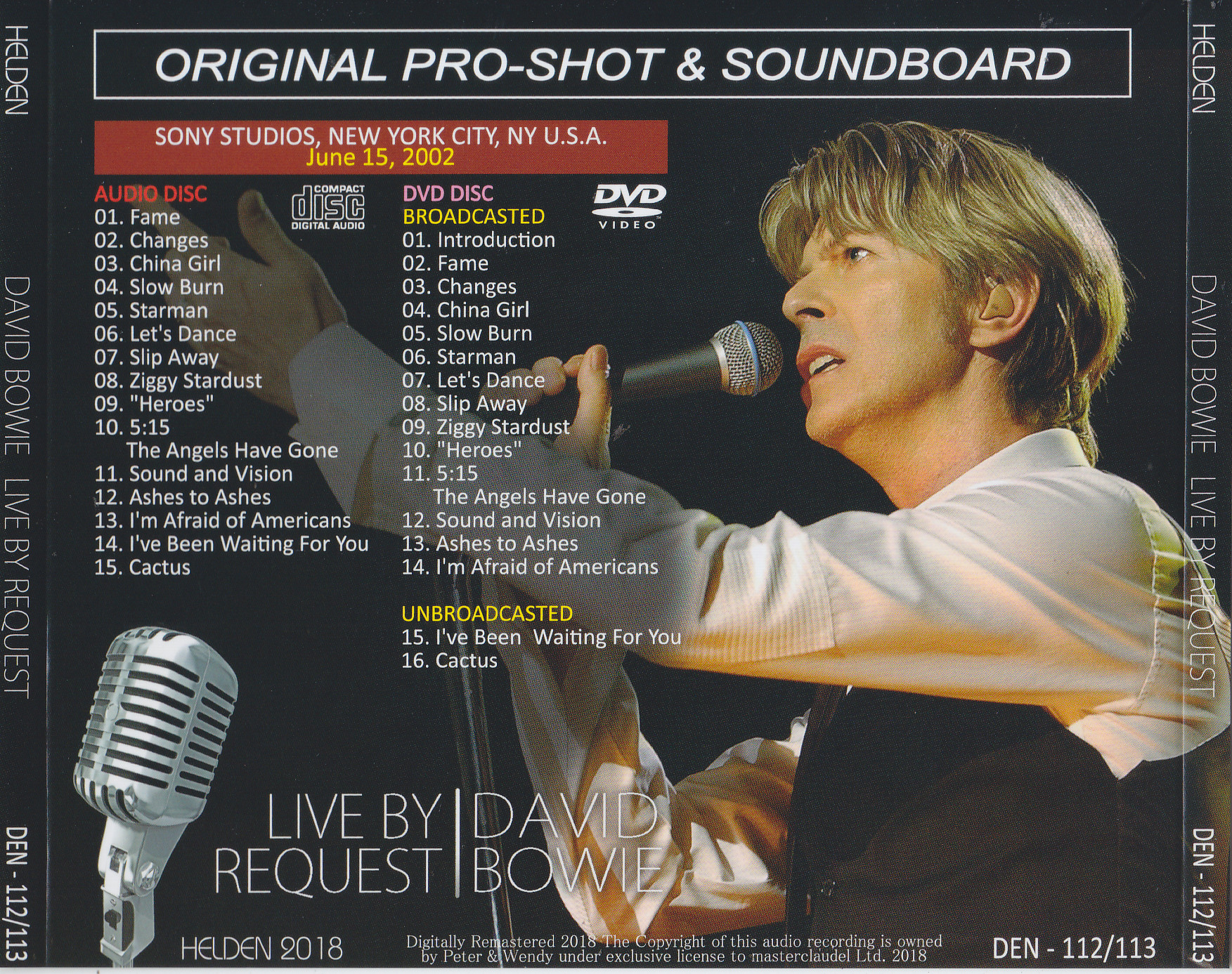 David Bowie / Live By Request / 1CD+1DVD – GiGinJapan