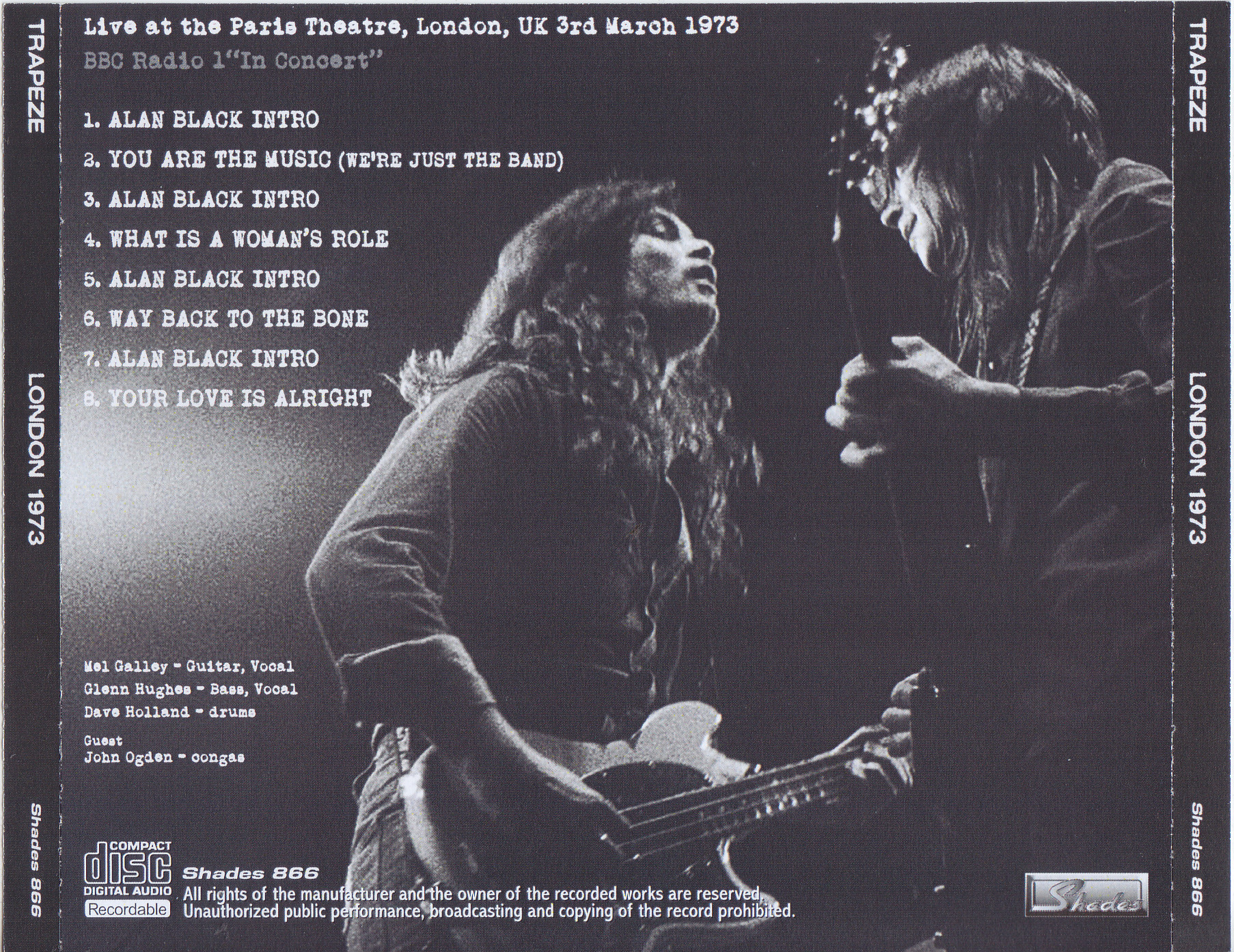 Trapeze / London 1973 / 1CDR – GiGinJapan