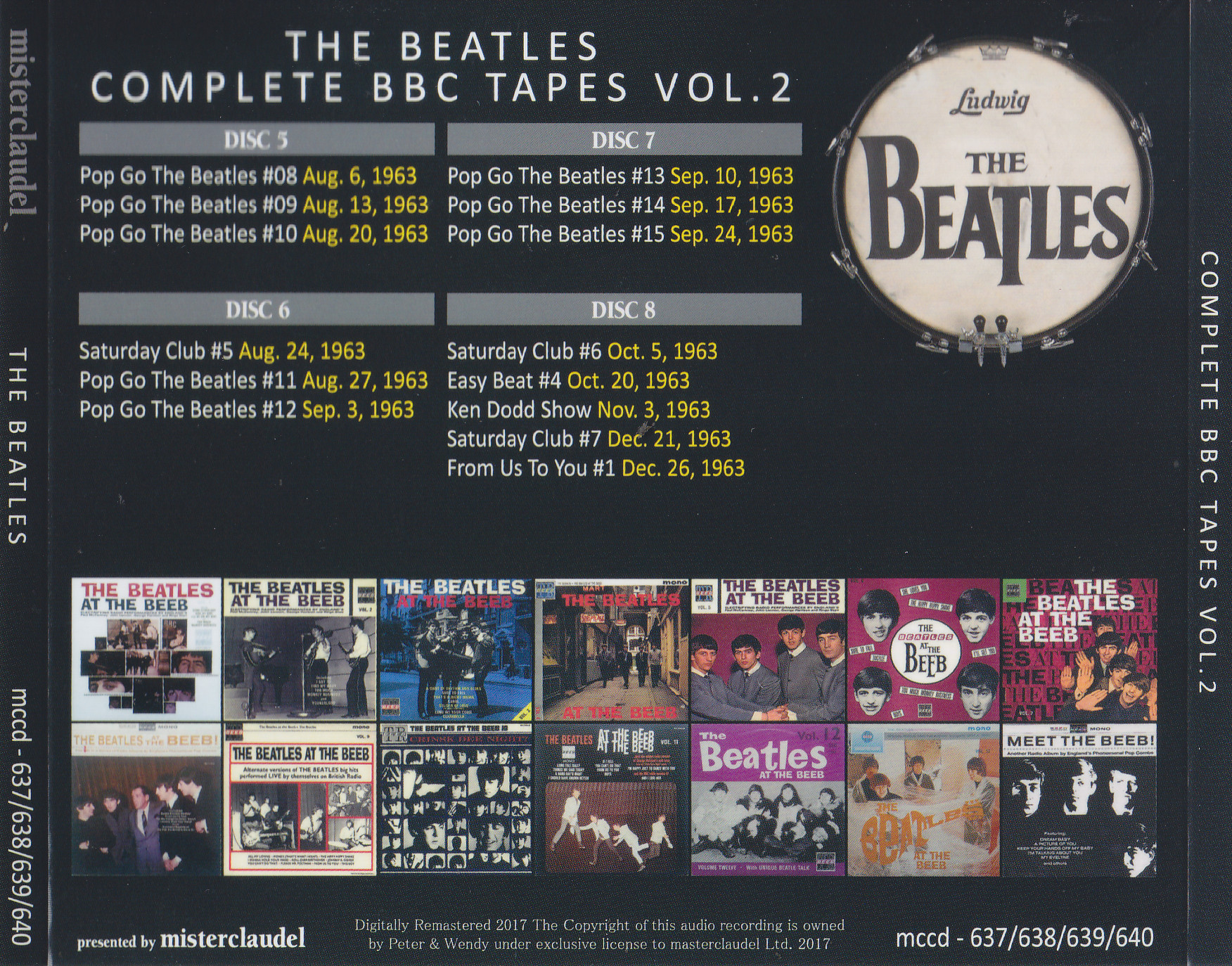 Beatles / Complete BBC Tapes Vol 2 / 4CD WX OBI Strip+Book 