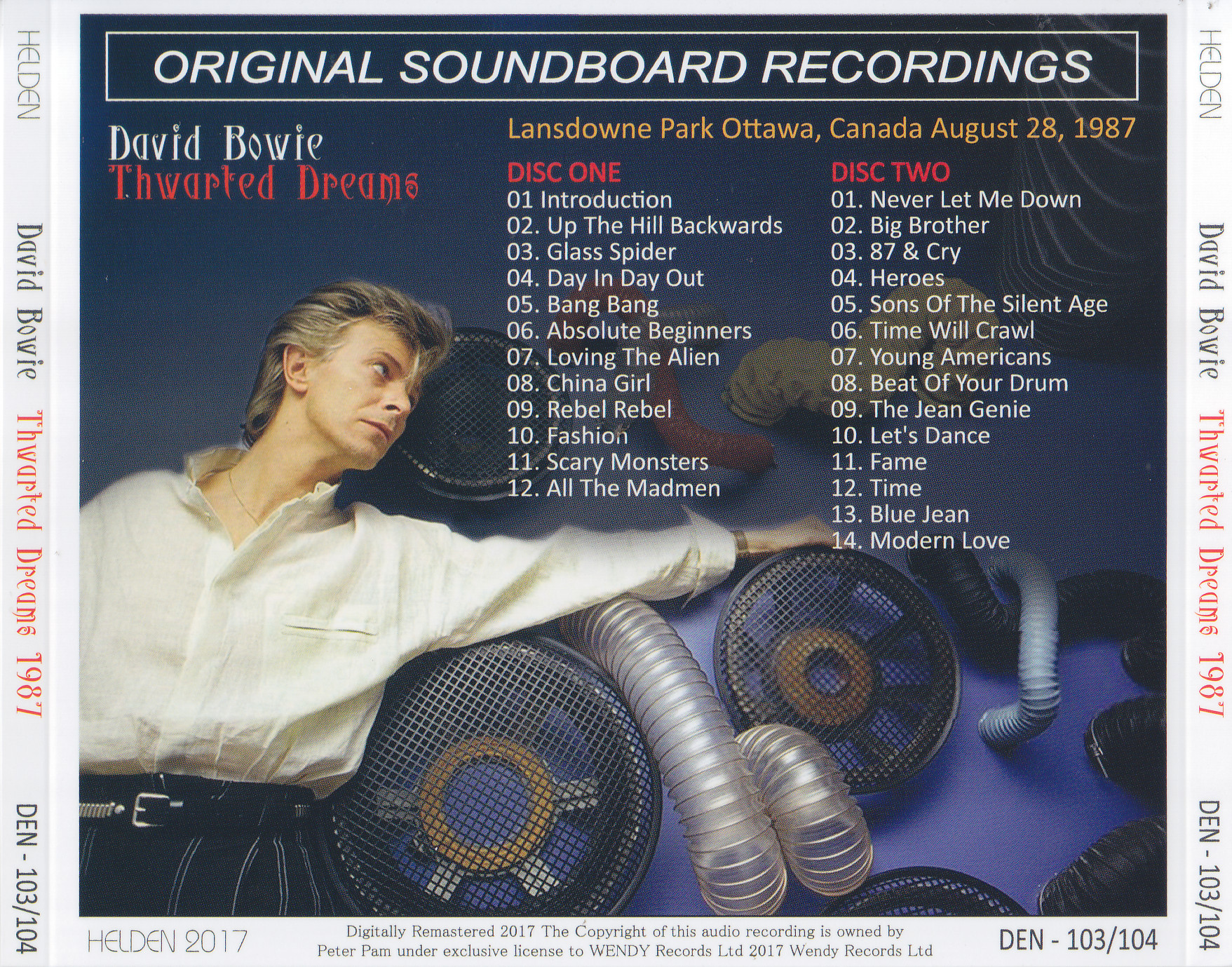 David Bowie / Thwarted Dreams 1987 / 2CD – GiGinJapan