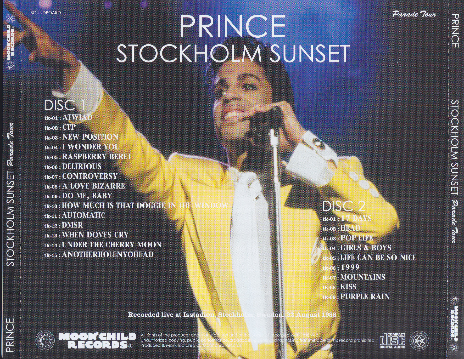 Prince / Stockholm Sunset Parade Tour / 2CD – GiGinJapan