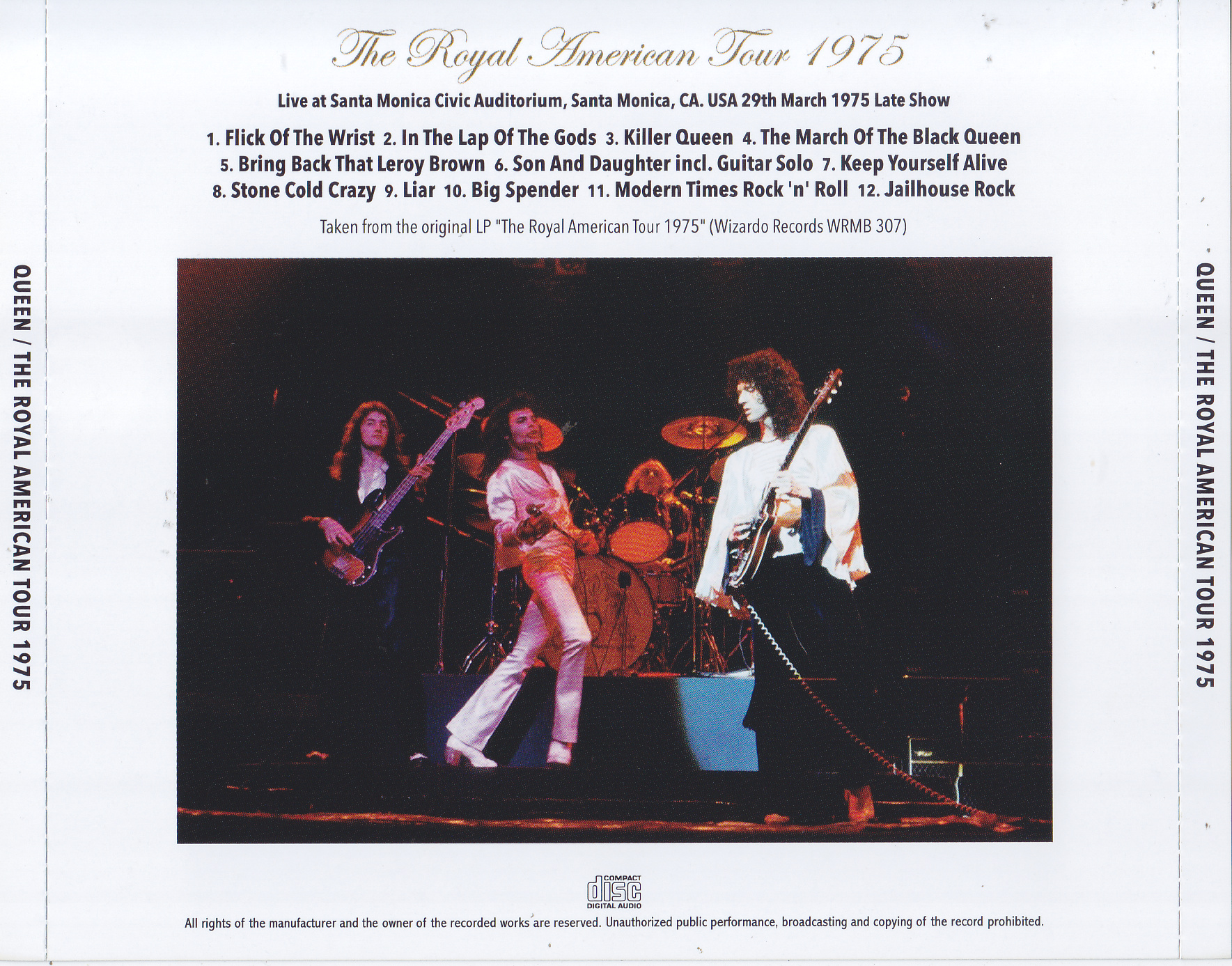 Queen / The Royal American Tour 1975/ 1CD – GiGinJapan