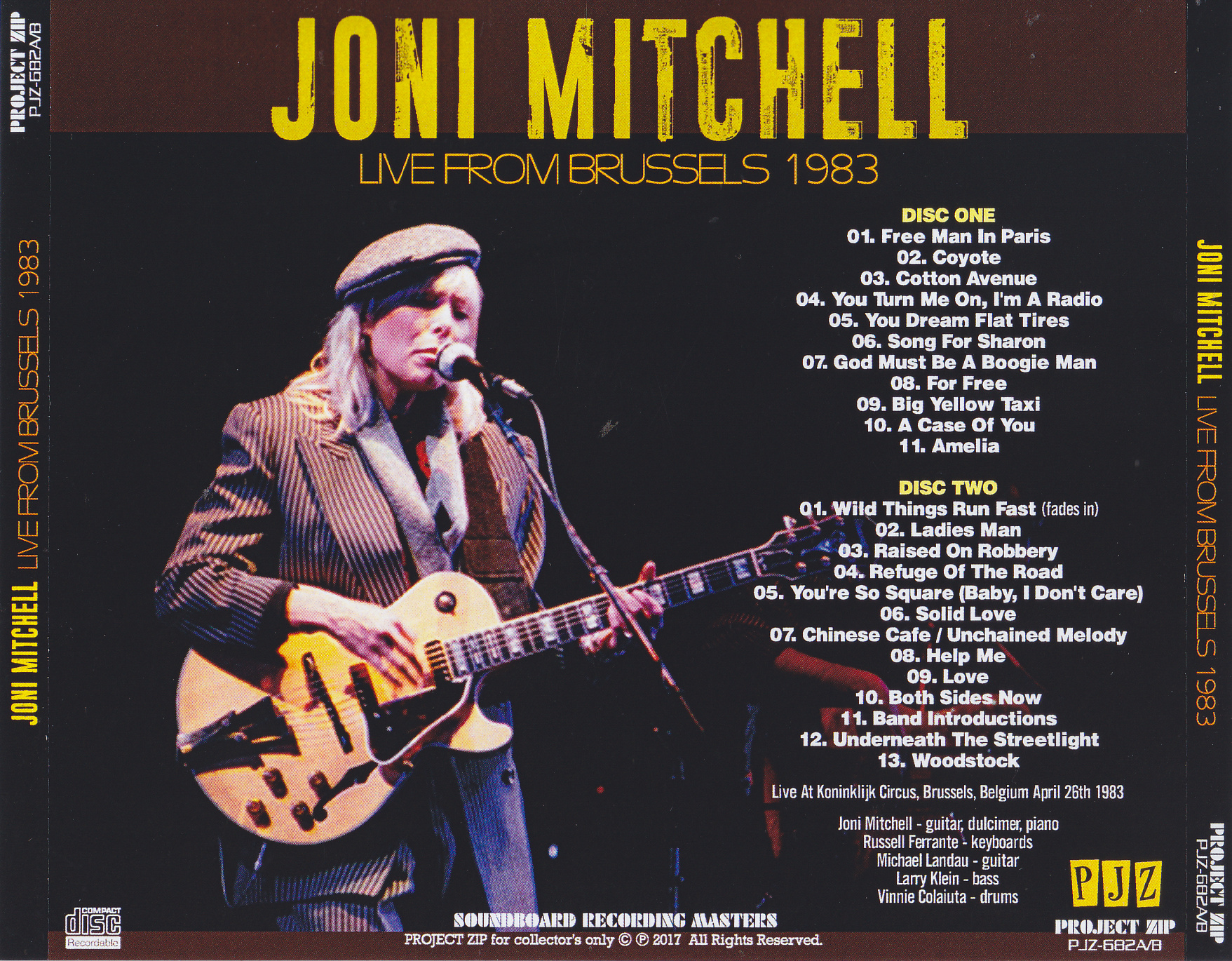 Joni Mitchell / Live From Brussels / 2CDR – GiGinJapan