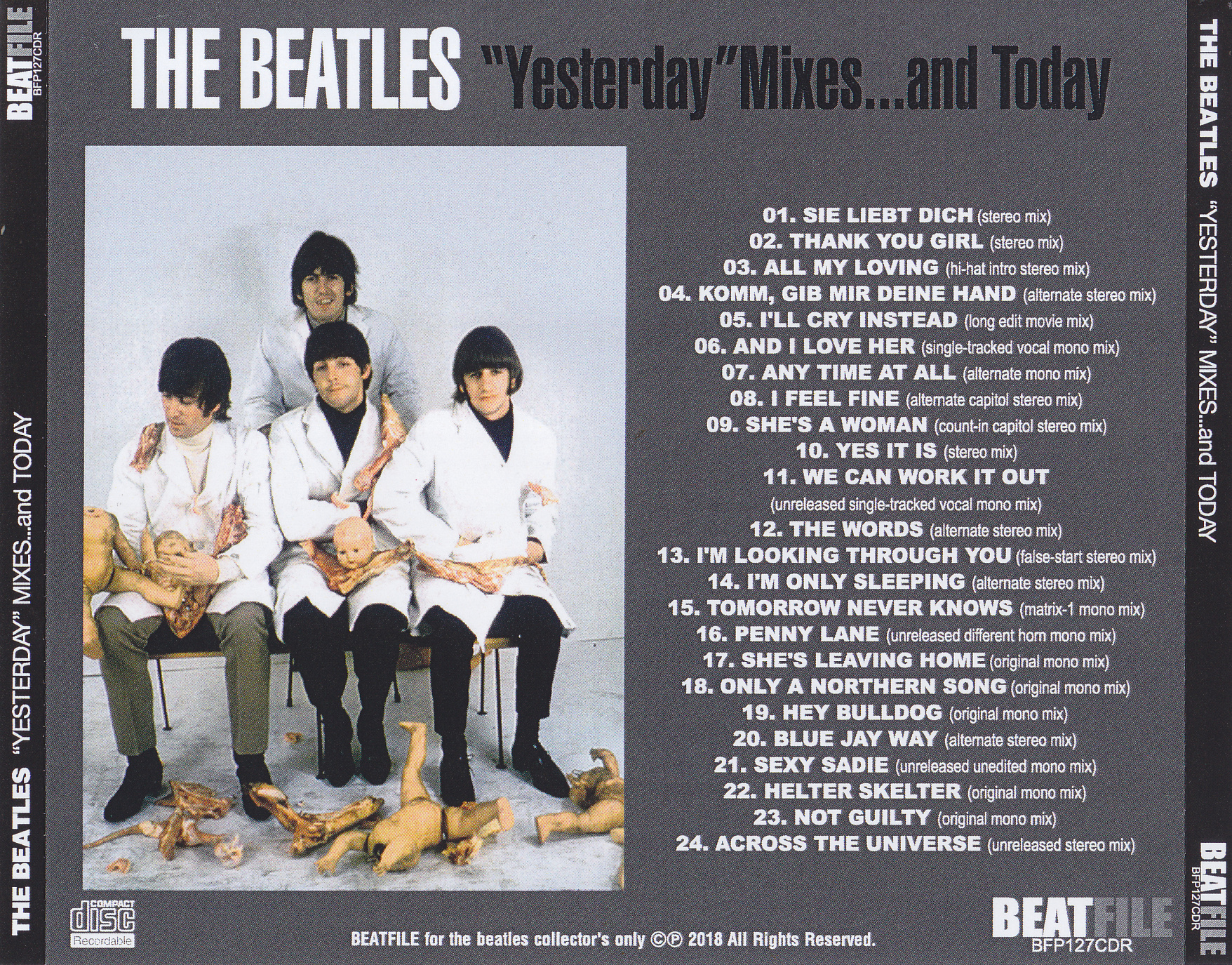 Beatles / Yesterday Mixes And Today A Collection Of The Beatles 