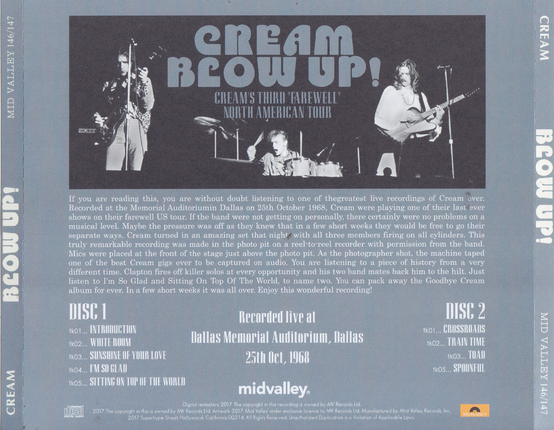 Cream / Blow Up / 2CD – GiGinJapan