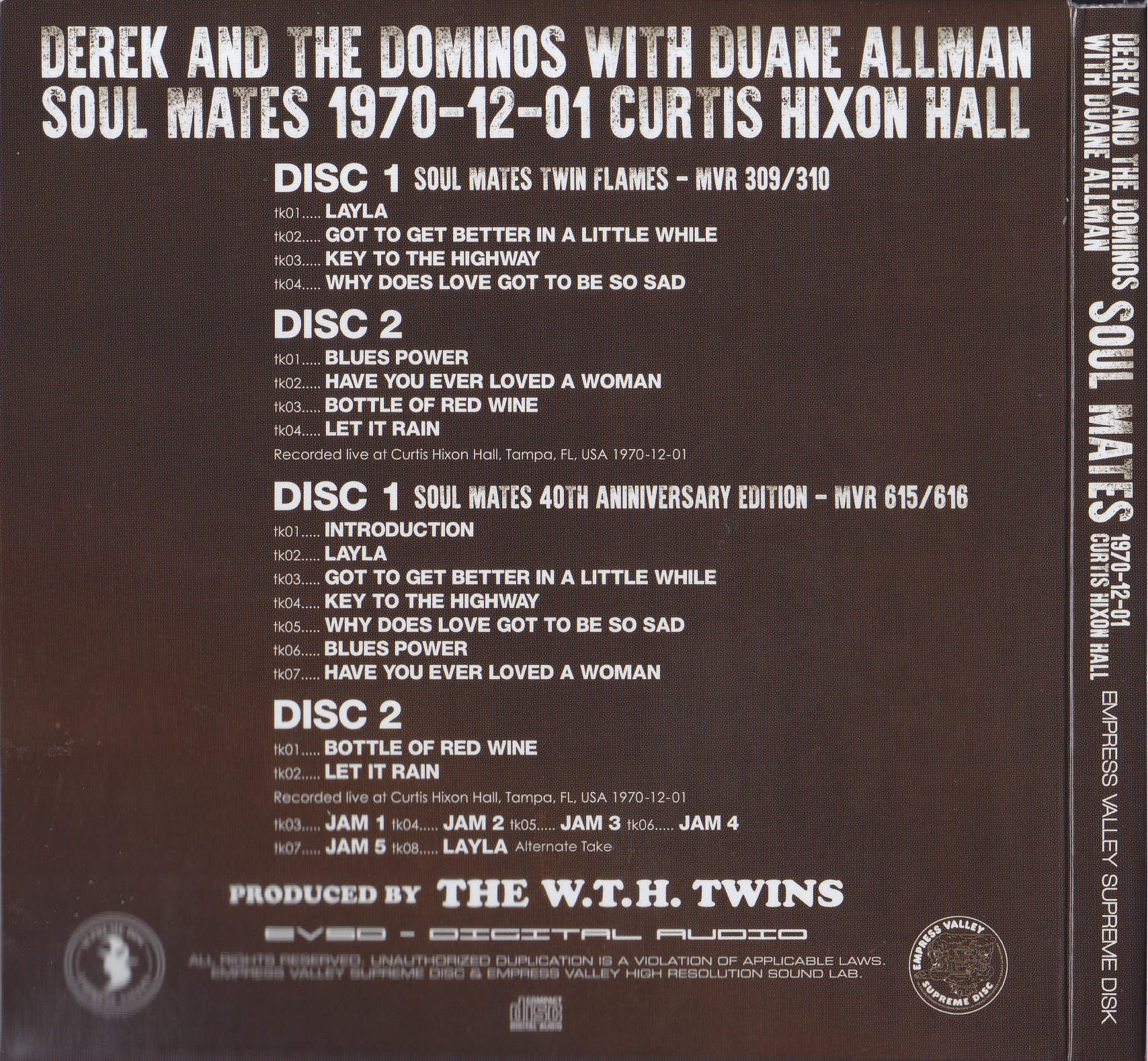 Derek And The Dominos / Soul Mates / 8CD Box Set – GiGinJapan