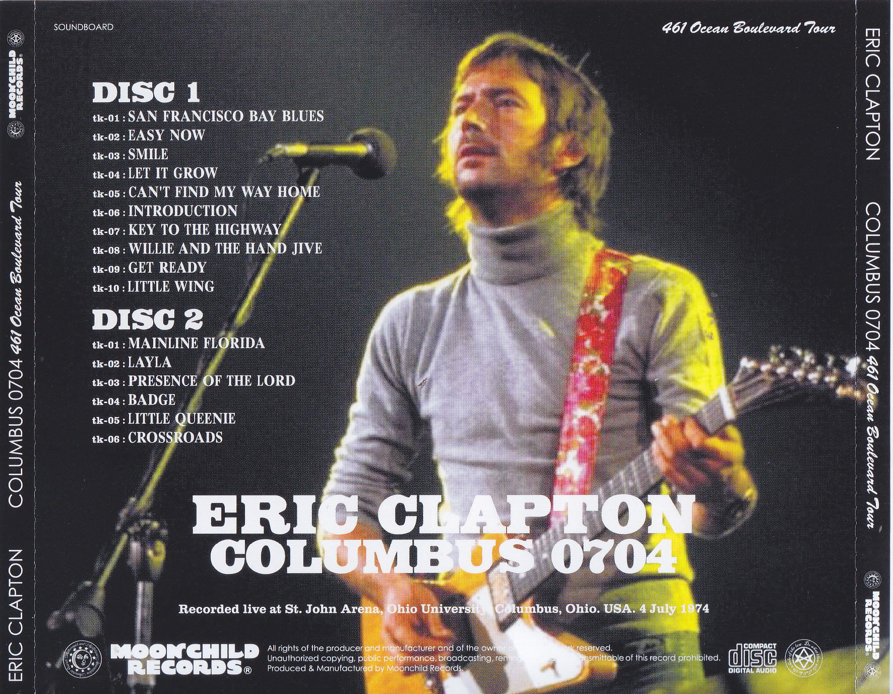 Eric Clapton / Columbus 0704 / 2CD – GiGinJapan