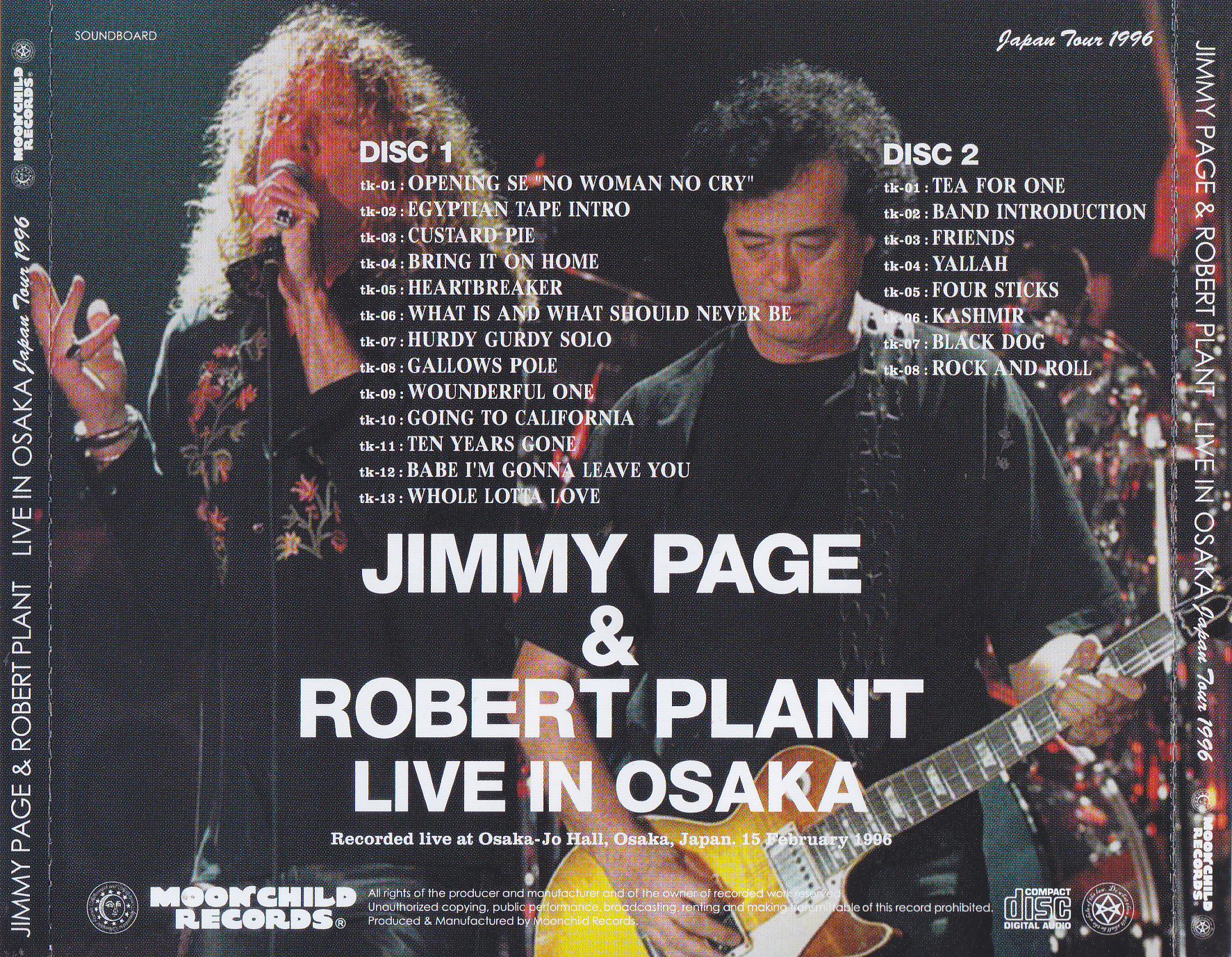 Jimmy Page & Robert Plant / Live in Osaka / 2CD – GiGinJapan