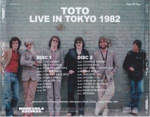 Toto u200e/ Live In Tokyo 1982 / 2CD – GiGinJapan