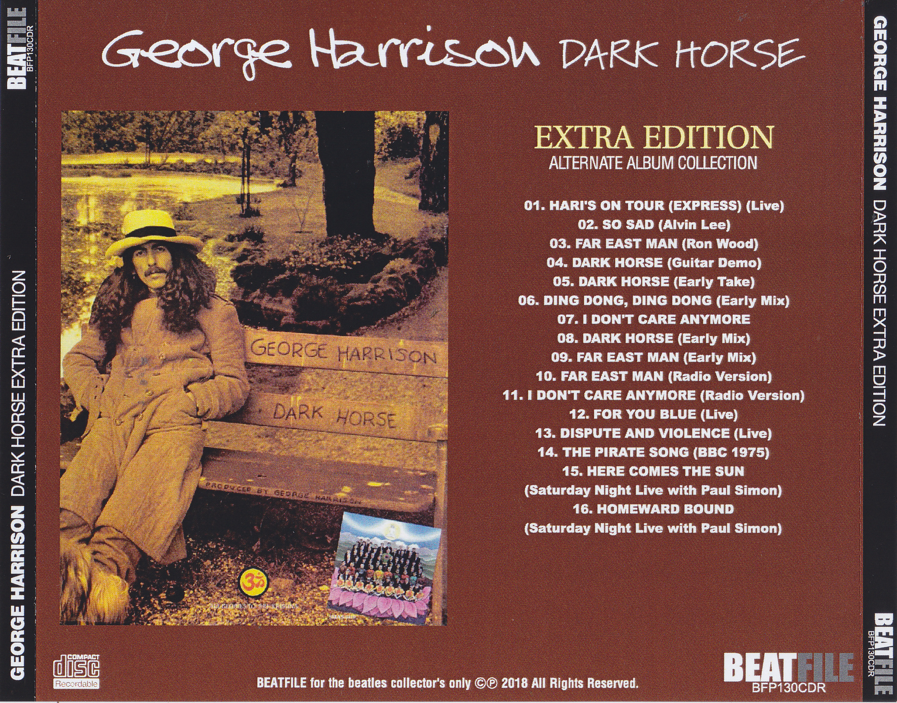 George Harrison / Dark Horse Extra Edition / 1CDR – GiGinJapan