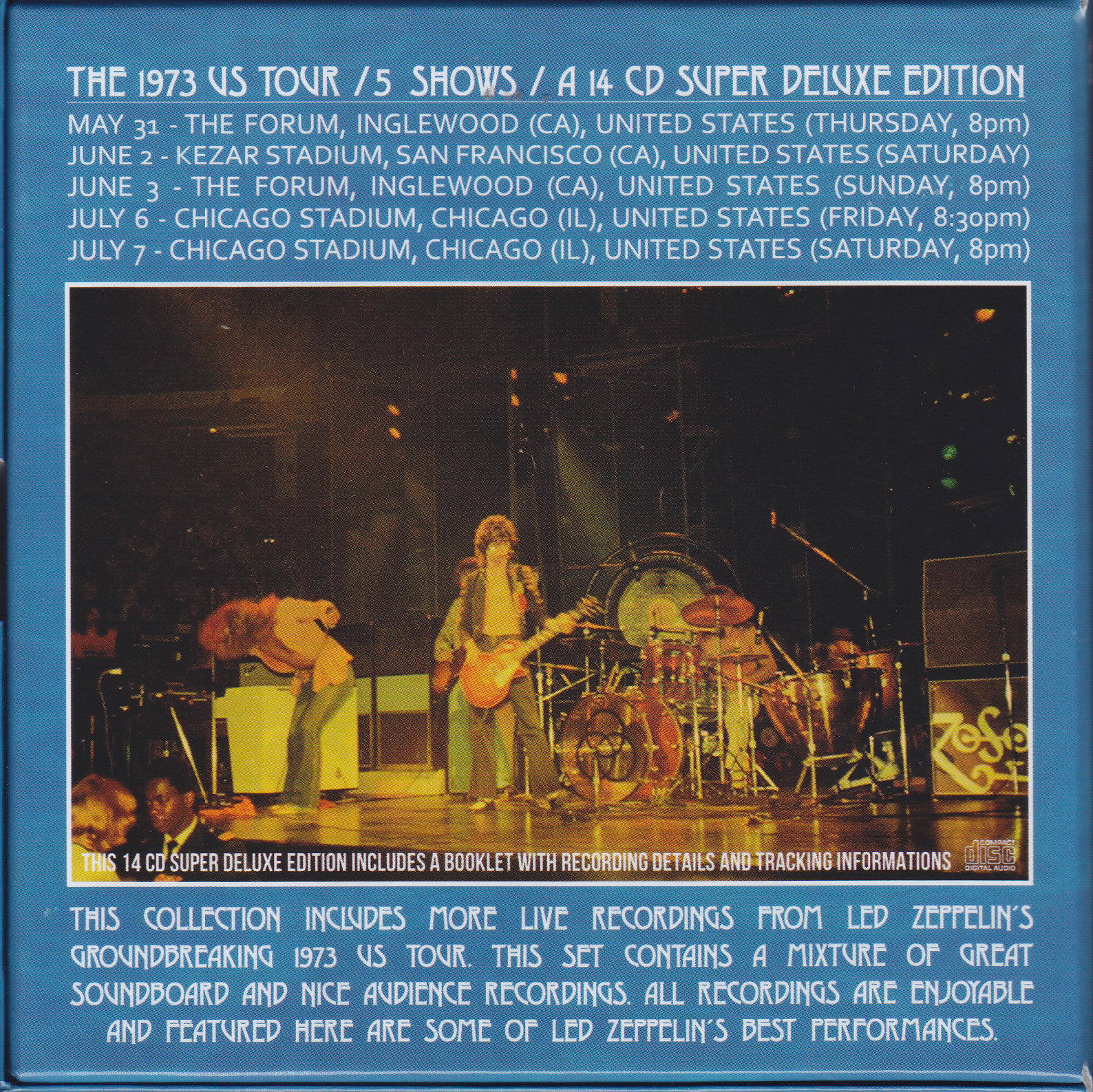Led Zeppelin ‎/ The Ocean The 1973 US Tour / 14CD Box Set – GiGinJapan