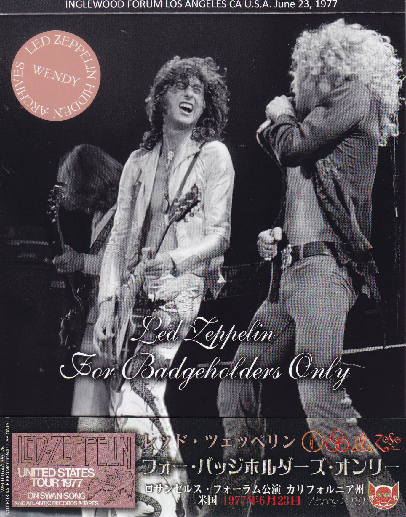 Led Zeppelin / For Badgeholders Only / 3CD With OBI Strip – GiGinJapan