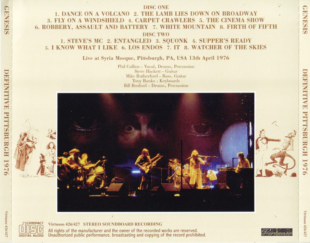 Genesis / Definitive Pittsburgh 1976 / 2CD – GiGinJapan