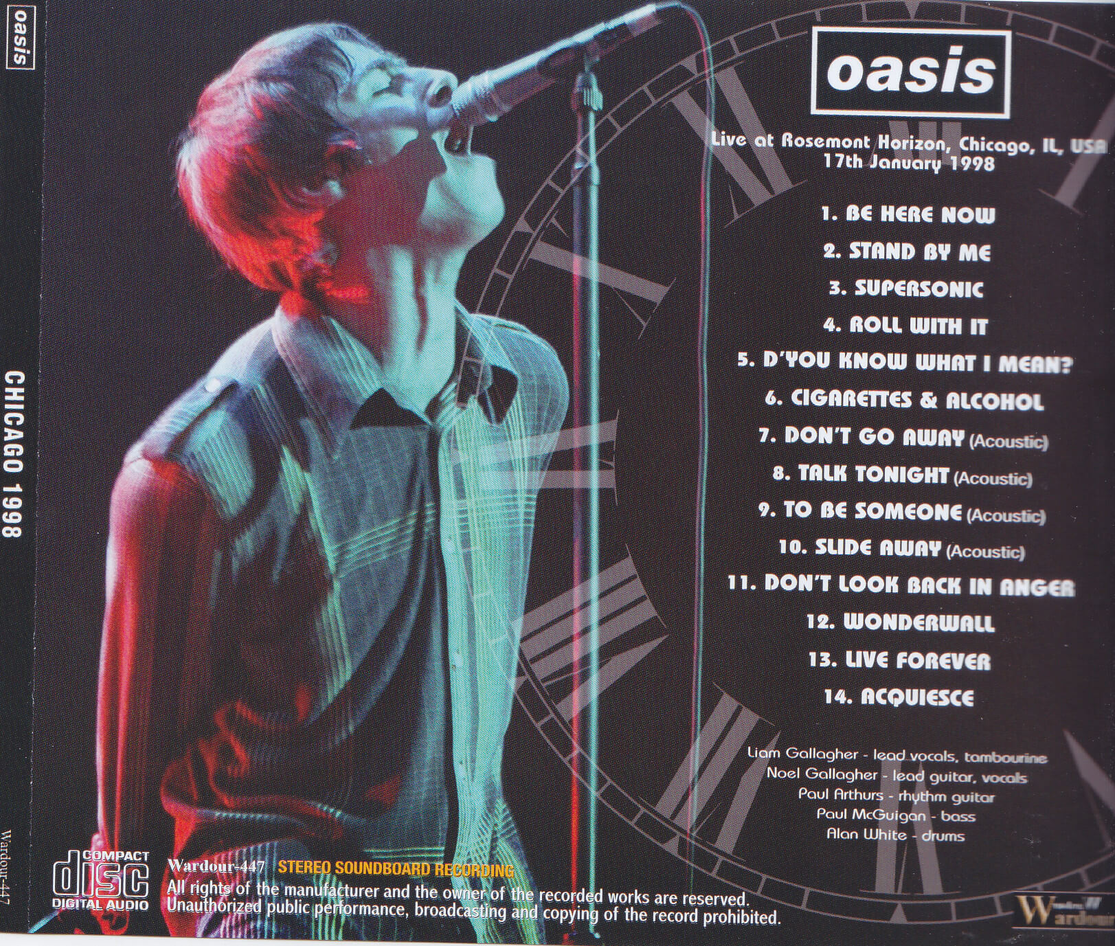 Oasis / Chicago 1998 / 1CD – GiGinJapan