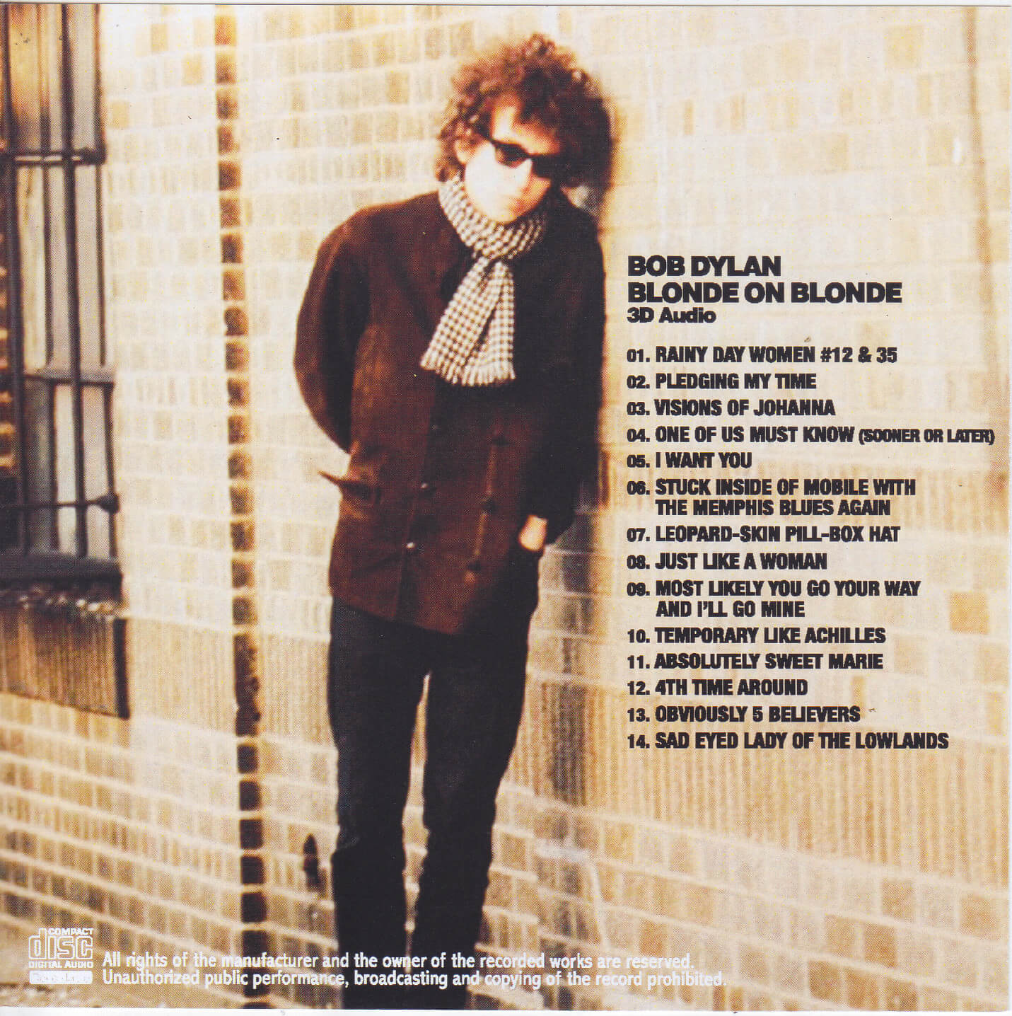 Bob Dylan / Blonde On Blonde 3D Audio / 1CDR – GiGinJapan