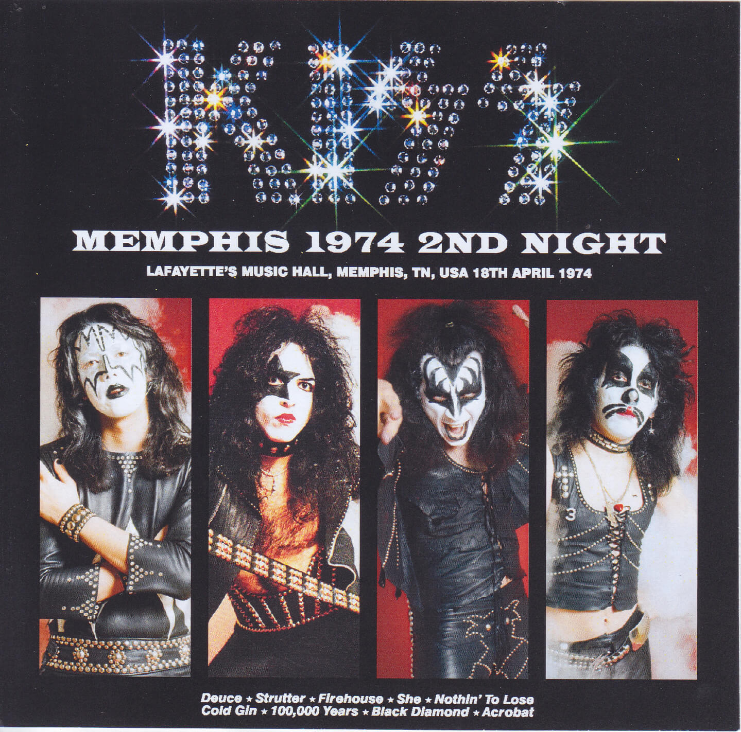 Kiss / Memphis 1974 2nd Night / 1CDR – GiGinJapan