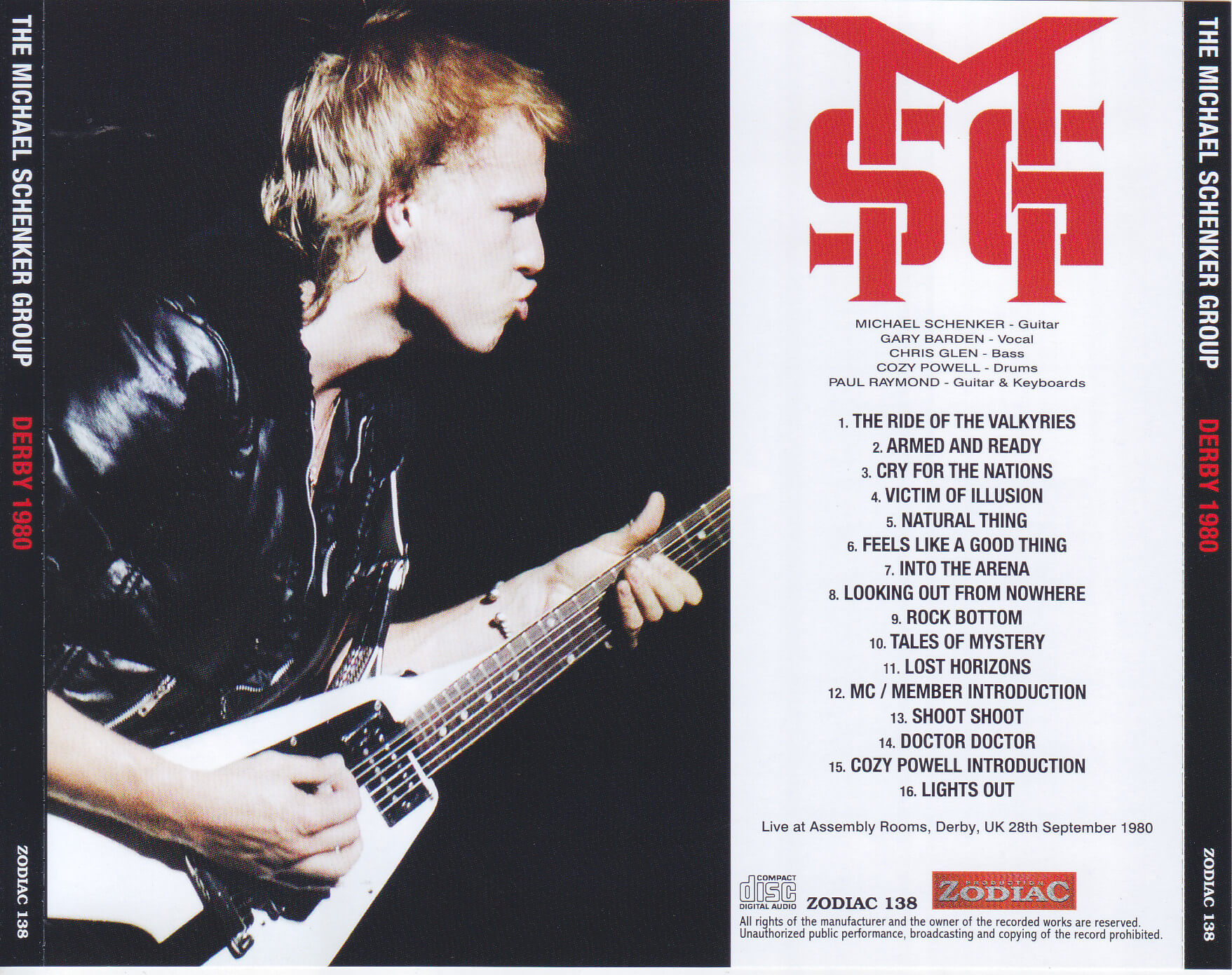 Michael Schenker Group / Derby 1980 – 2nd Press / 1CD – GiGinJapan