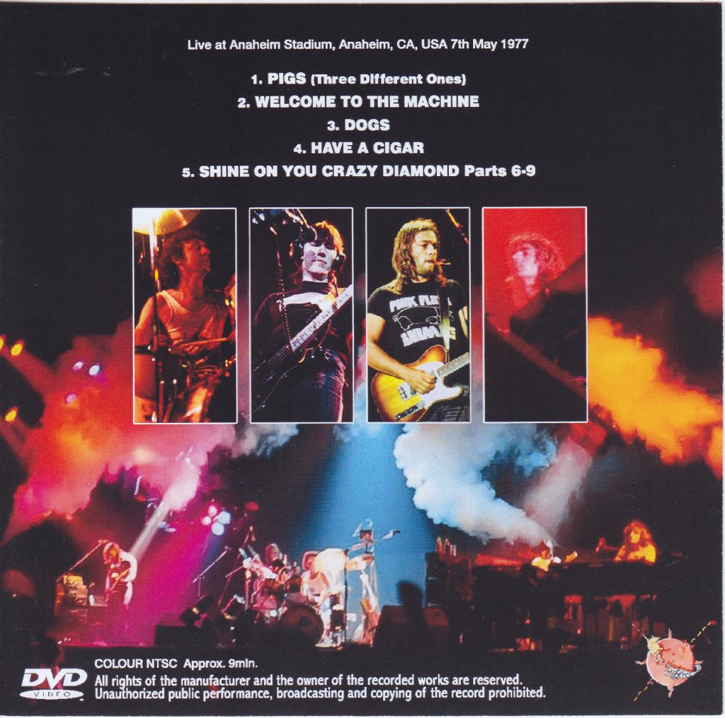 Pink Floyd / Anaheim 1977 The Video / 1DVDR – GiGinJapan