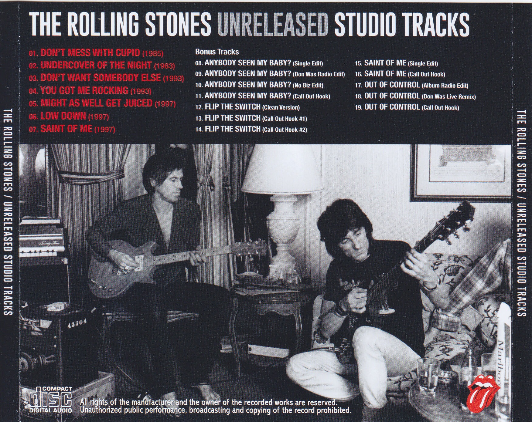 Rolling Stones / Unreleased Studio Tracks / 1CD – GiGinJapan