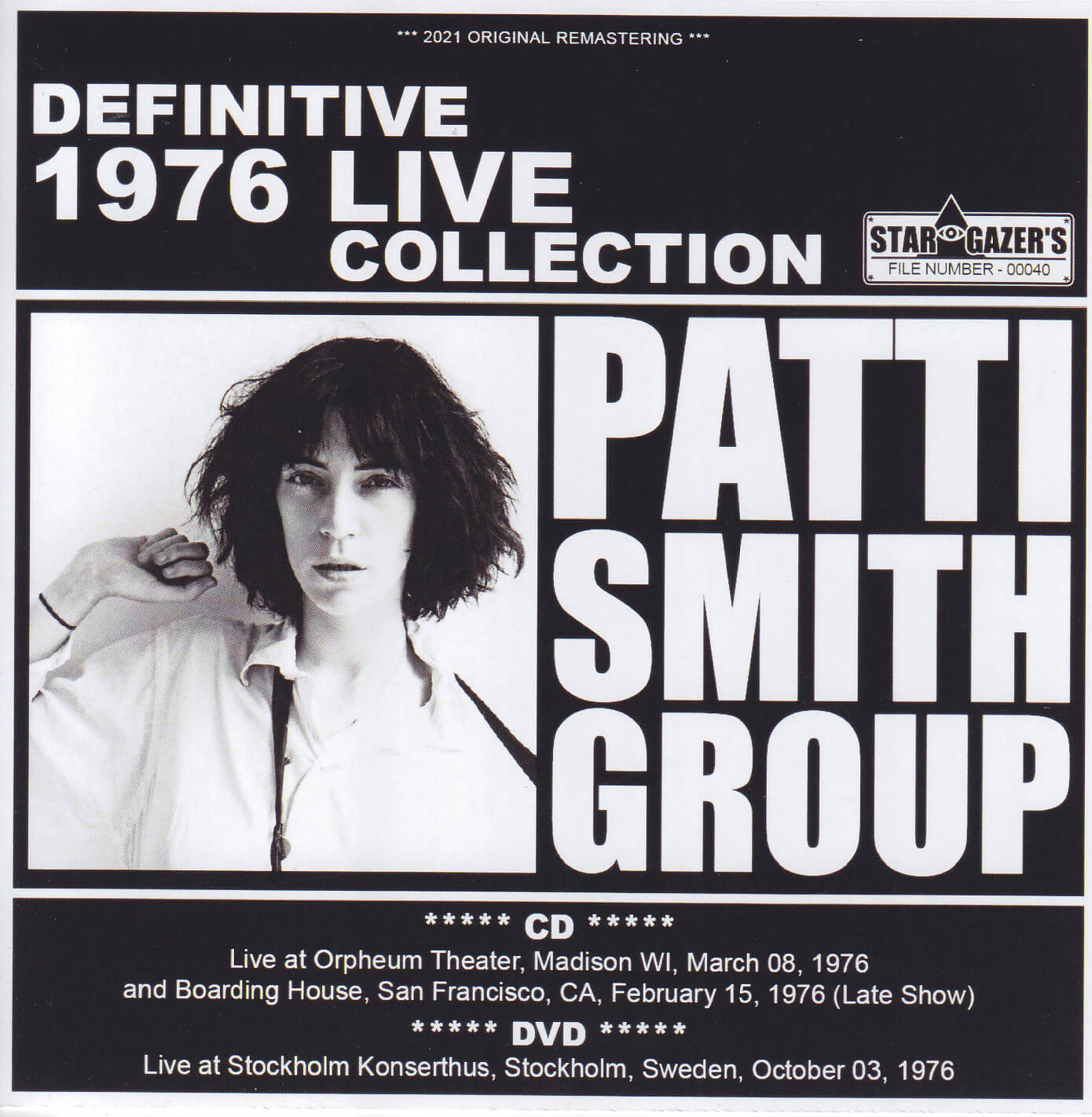 Patti Smith Group / Definitive 1976 Live Collection / 1CDR+1DVDR –  GiGinJapan