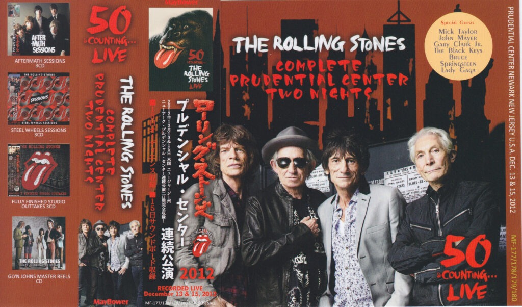 Rolling Stones 2012 Complete Prudential Center Two Nights 2012 4cd With Obi Strip Giginjapan 3802