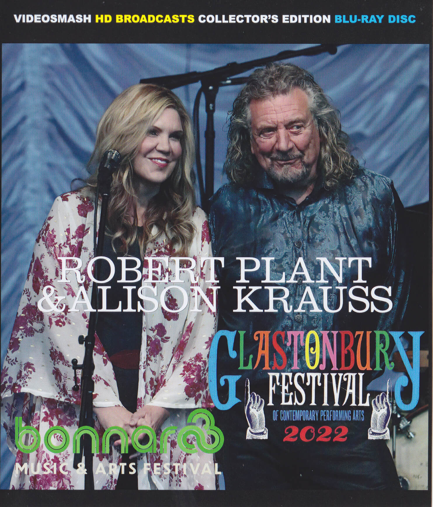 Robert Plant & Alison Krauss / Glastonbury+Bonnaroo 2022 / 1Blu Ray R