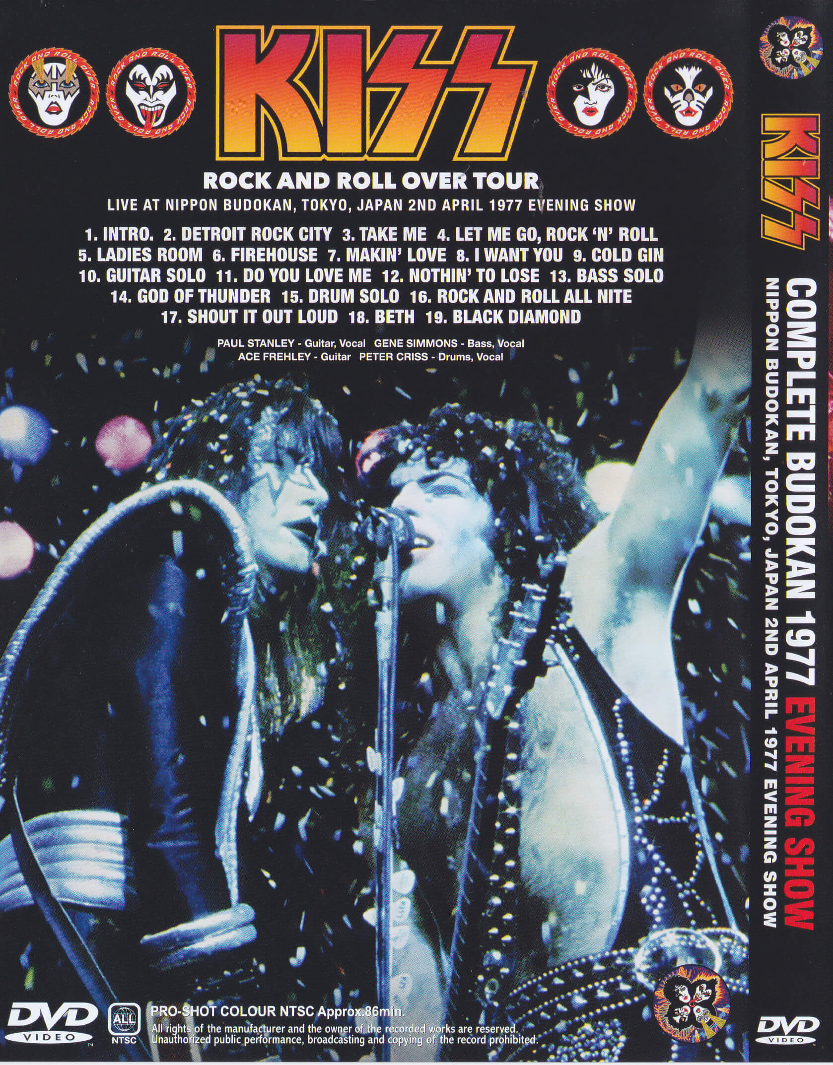 Kiss / Complete Budokan 1977 Evening Show / 1DVD – GiGinJapan