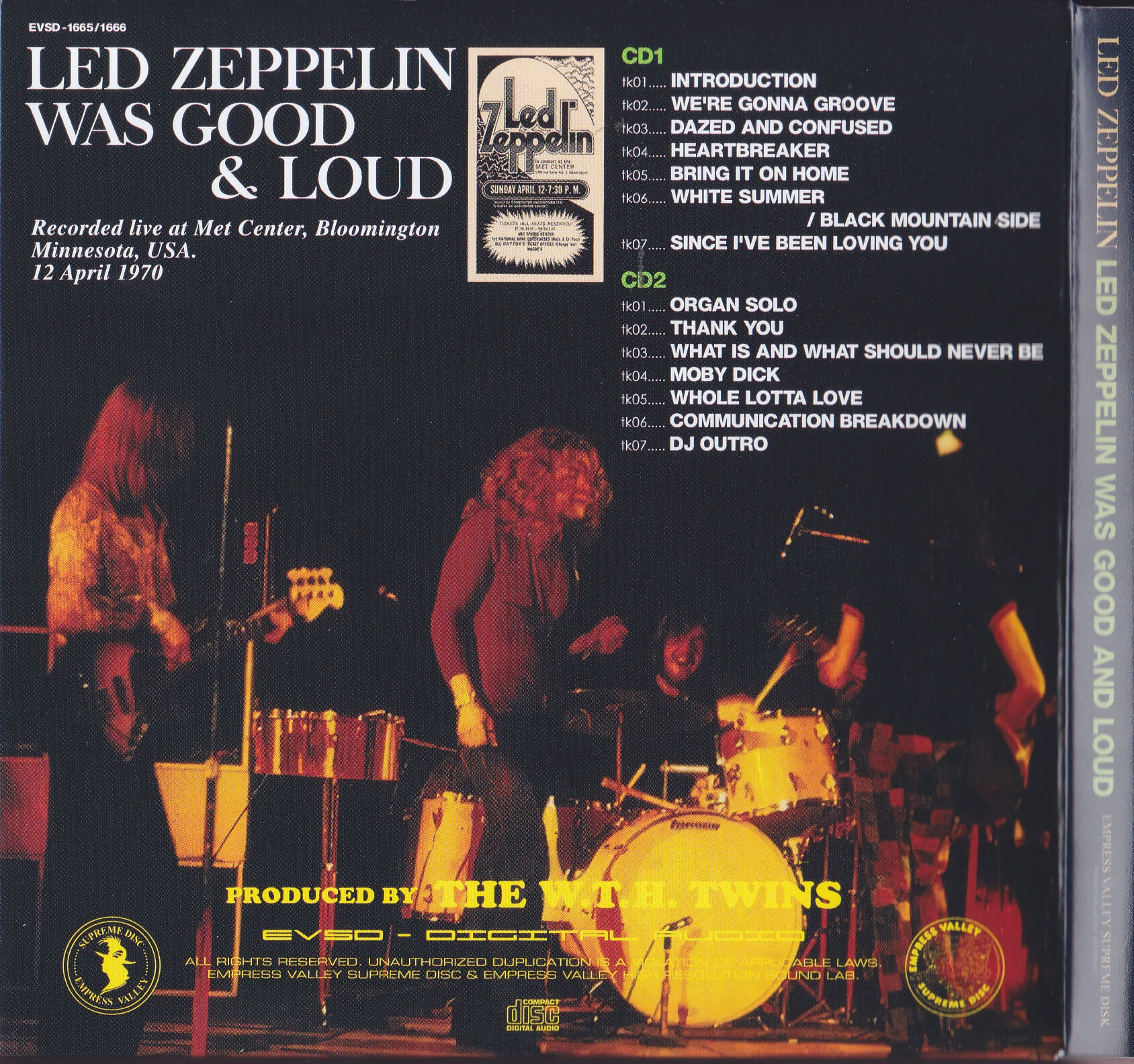 Led Zeppelin / Led Zeppelin Was Good And Loud / 2CD Slip Case With 