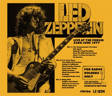 Led Zeppelin / For Badge Holders Only: Jon Wizardo Master Cassettes:  Complete Edition / 3CD – GiGinJapan